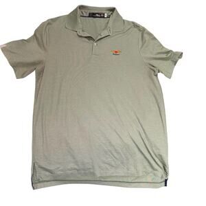RLX Ralph Lauren Masters Tournament Polo Shirt Green Performance Golf Top Size L